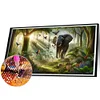(75*45cm)Forest Animals - Round AB Drill Diamond Painting