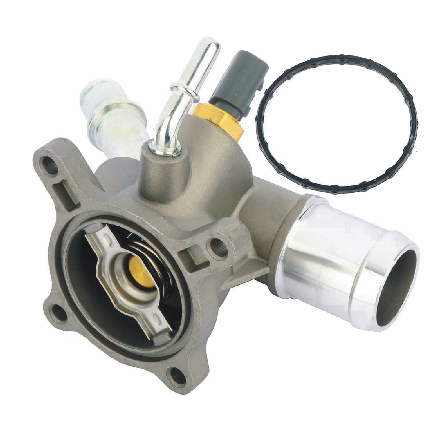 Thermostat Housing Assembly fit for 2015-2017 for Chrysler 200 2013-2016  for Jeep for Cherokee 5047772AB 5047263AC 5047263AB 5047861AA 5047861AB 902-3101