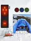 USB Rechargeable Heated Sleeping Bag Pad 3 Heat Levels 5 Heating Zones for Tent