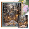 Winter Wonderland-11CT/14CT Stamped Cross Stitch 40*50cm tapestrymarket