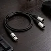 3Pin Audio Speakers Splitter Patch Cable 1 XLR Female To 2 XLR Male Stereo Audios Adapter Patching Cable Shielded Patching Cord Adaptor for Recording Speaker Systems Radio Station
