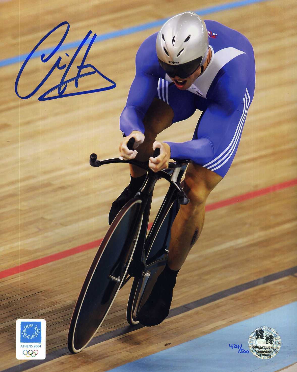 SIR CHRIS HOY Signed Photo Poster paintinggraph - Former Cyclist Olympic Champion - Preprint