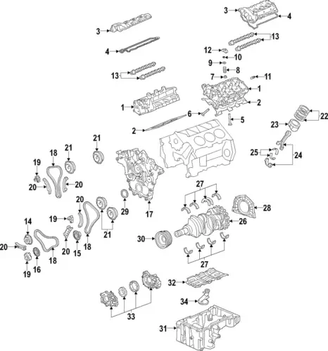 Dronehint Genuine GM Piston Rings 12616973 (For: GMC) Parts