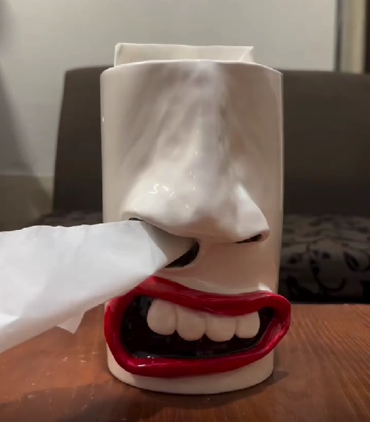 🎅Christmas 49%OFF🎅 Handmade Funny Face Tissue Holder
