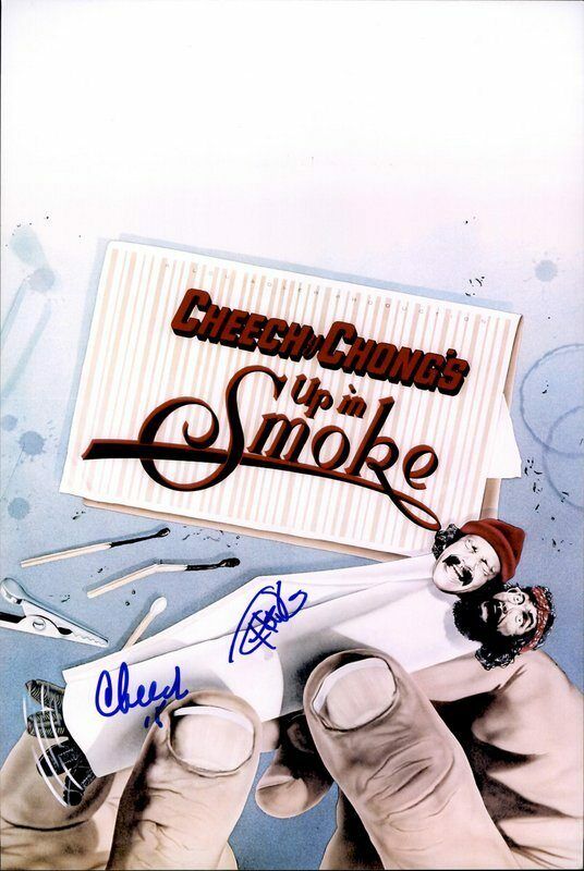 Cheech & Chong authentic signed celebrity 10x15 Photo Poster painting W/Cert Autographed Y10