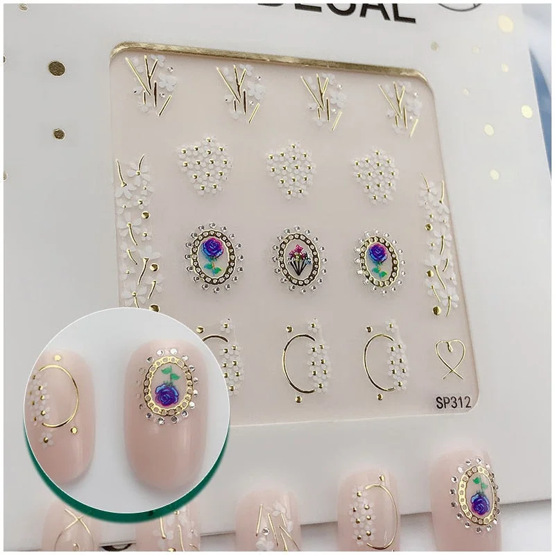 (1Pcs/Sell)Super Bright Round Ultrathin Sequins Colorful Nail Art Glitter Tips  3D girl Nail Decoration Manicure DIY Accessorie 515-1-Nail Inspo