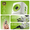 2K Mini Keychain Digital Camera Type-C Charging Retro Small Camcorder with TFT LCD Screen No TF Card for Kids Adults Travel Collectible Gift