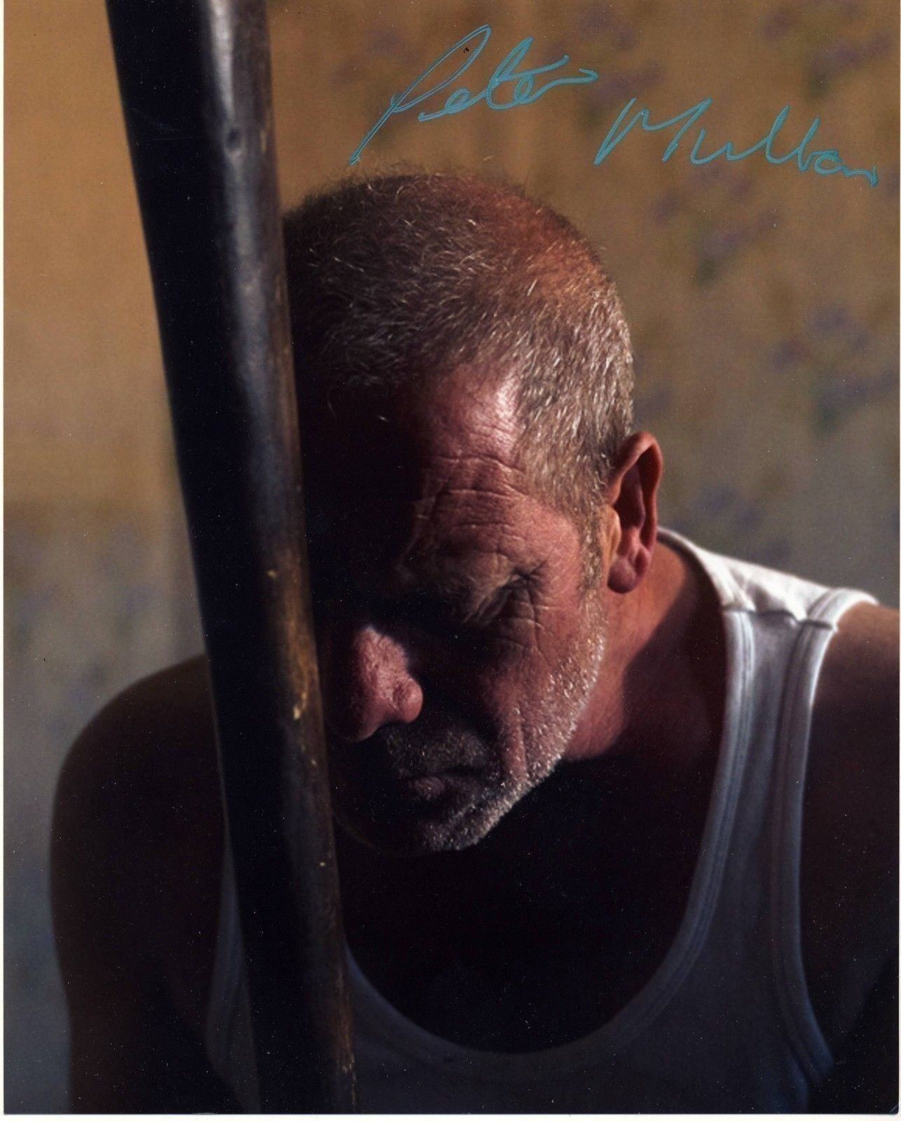 Peter Mullan Autograph Signed 10x8 Photo Poster painting AFTAL [5045]