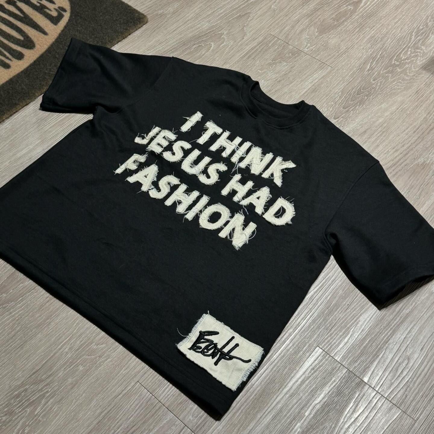 Sopula Stylish Jesus Graphic Cotton T-Shirt