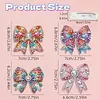4pcs DIY Color Rhinestone Bow Diamond Painting Brooch