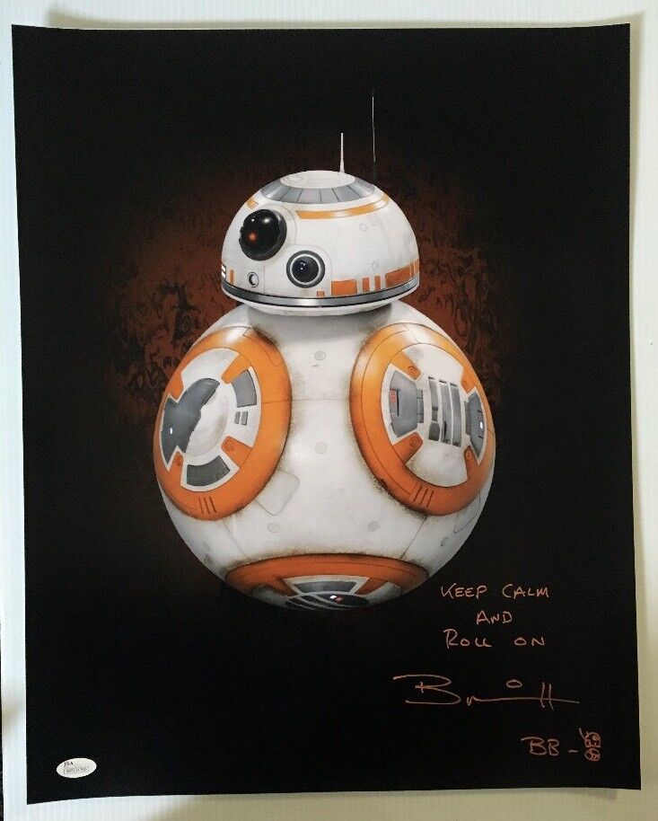 Brian Herring Signed Autographed BB-8 16x20 Photo Poster painting Star Wars JSA WITNESS COA 2