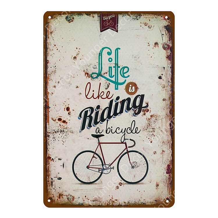 【20*30cm/30*40cm】Ride My Bicycle - Vintage Tin Signs/Wooden Signs