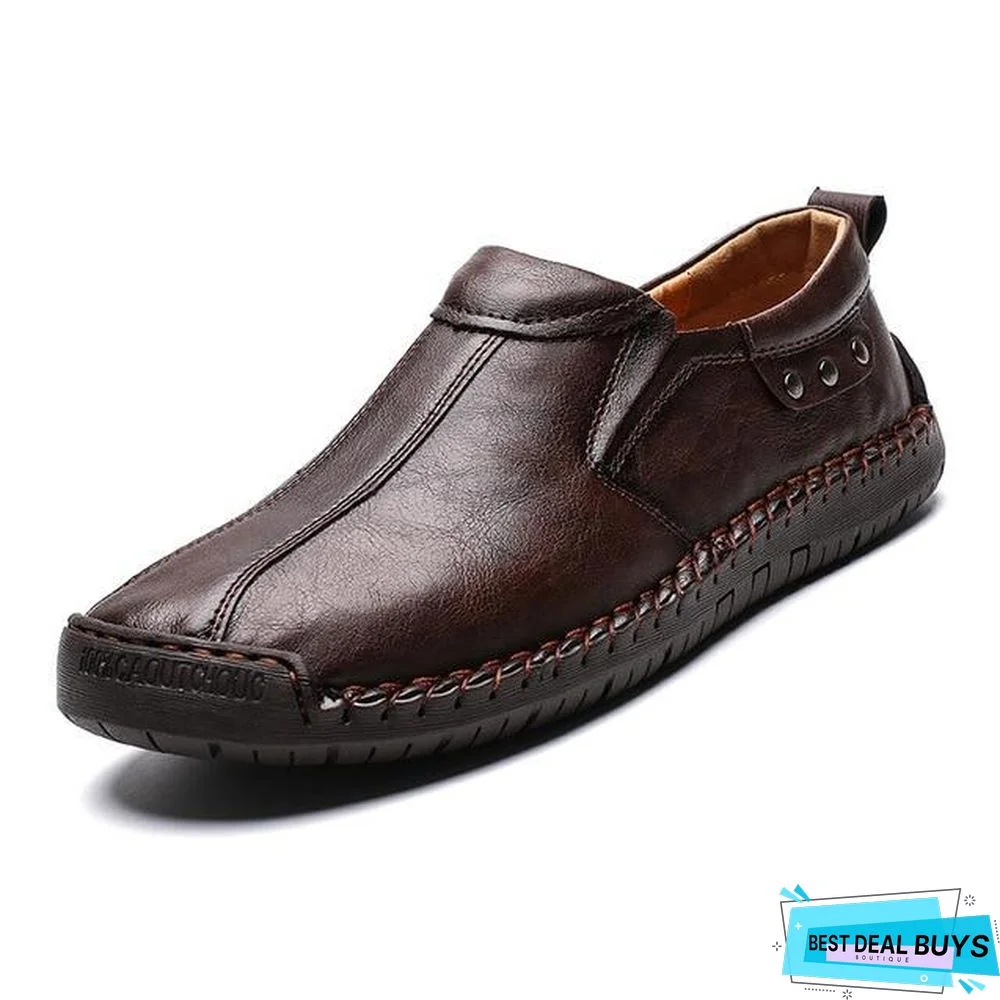 Men Shoes Quality Leather Shoes New Men Flats Hot Sale Moccasins Shoes