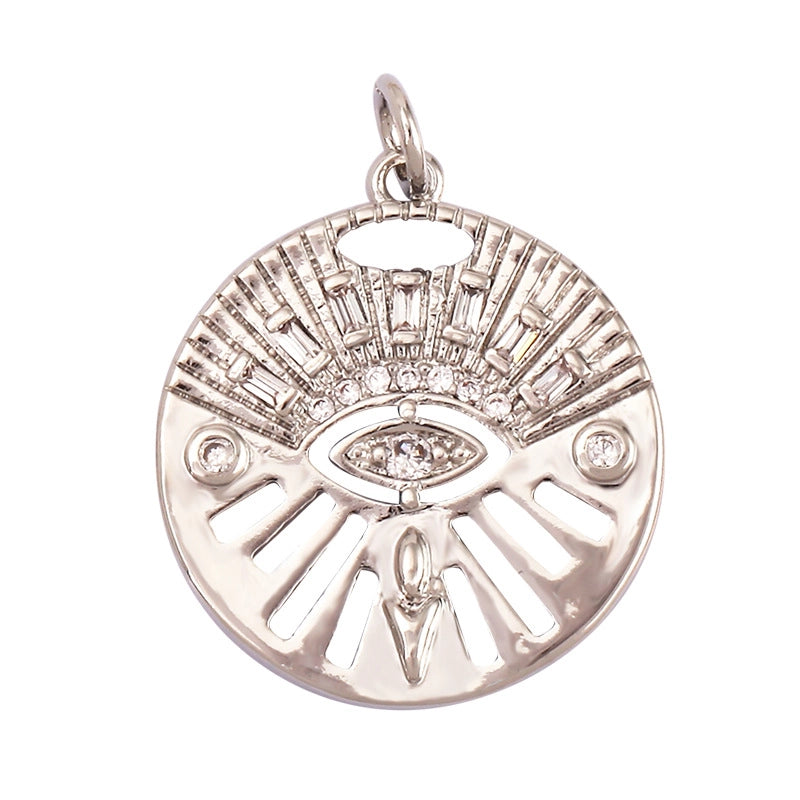 1 Piece Copper Devil’s Eye Pendant Jewelry Accessories