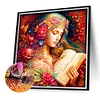 Diamond Painting -DIY Round Drill The Singing Girl(40x40 CM)