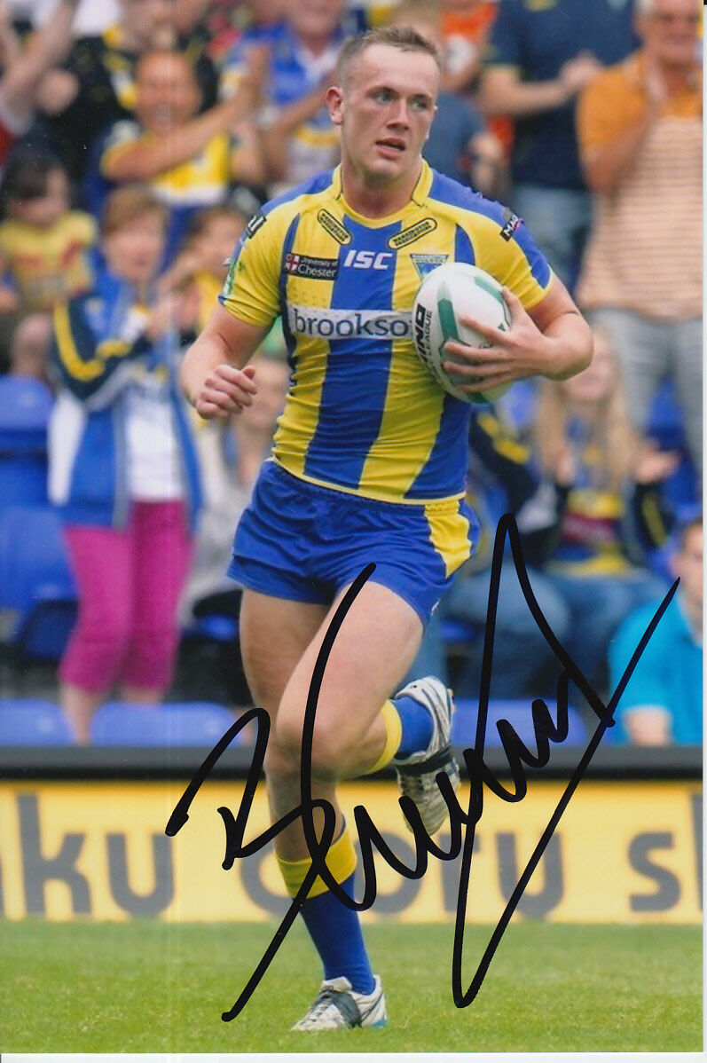 WARRINGTON WOLVES HAND SIGNED BEN CURRIE 6X4 Photo Poster painting 15.