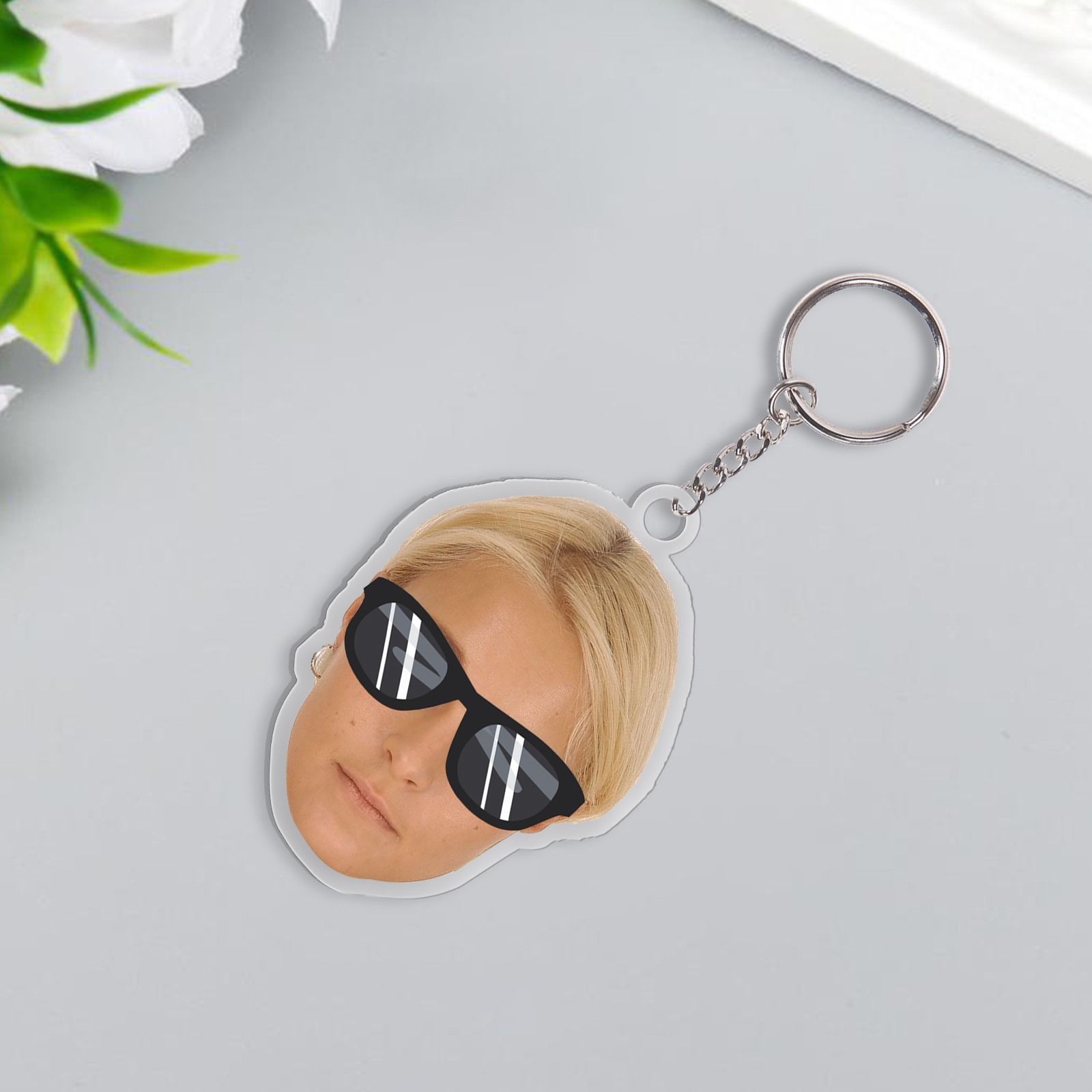 Custom Photo Acrylic Keychain Funny Keychain Personalised Gift for Him/Her-Jessemade AU