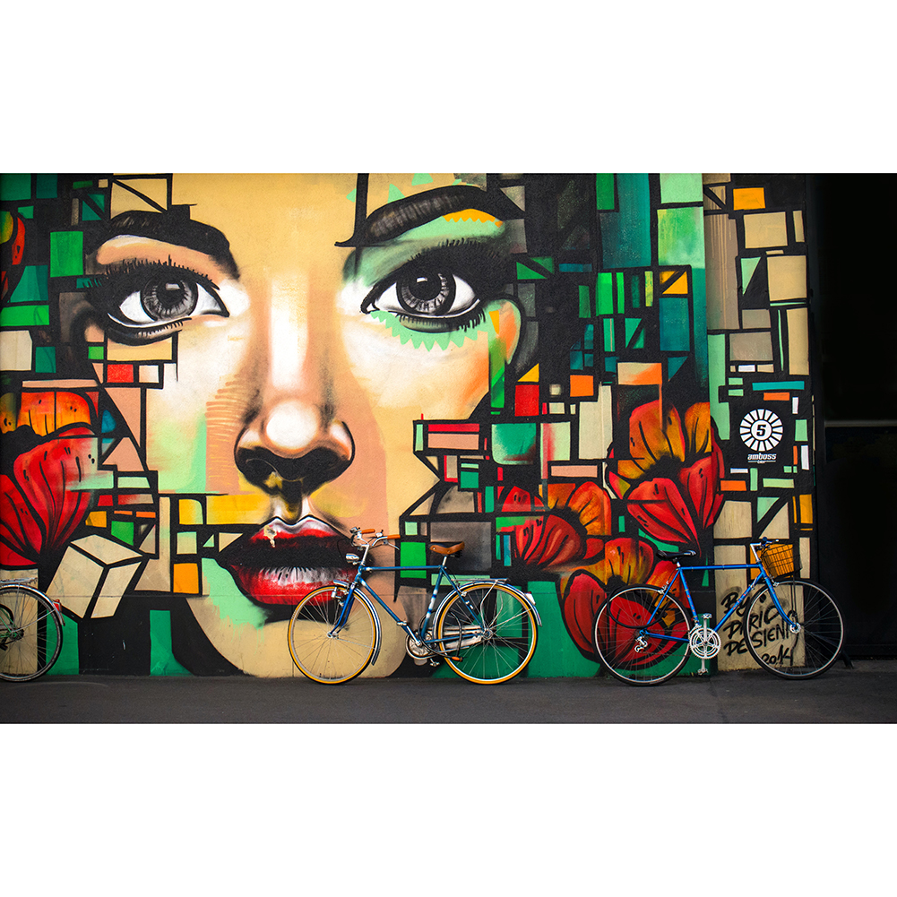 

Girl Mural - 1000 Pieces Jigsaw Puzzle, 501 Original