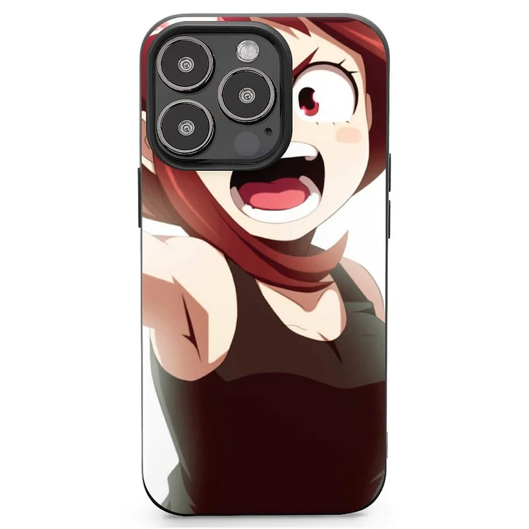 Ochaco Uraraka Anime My Hero Academia Phone Case Mobile Phone Shell IPhone 13 and iPhone14 Pro Max and IPhone 15 Plus Case - Heather Prints Shirts