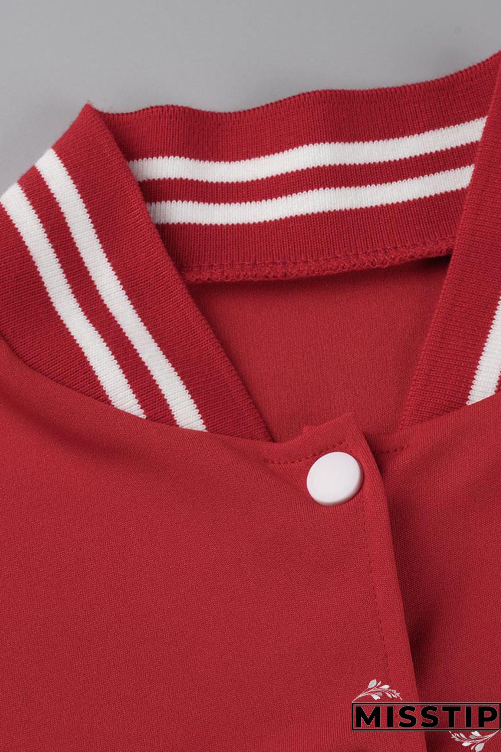 Red Casual Solid Patchwork Pocket Buckle Dresses