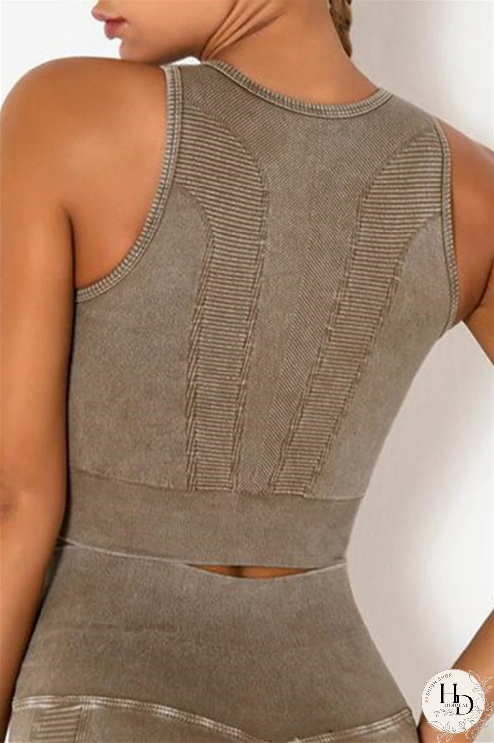 Grey Casual Sportswear Solid Vests