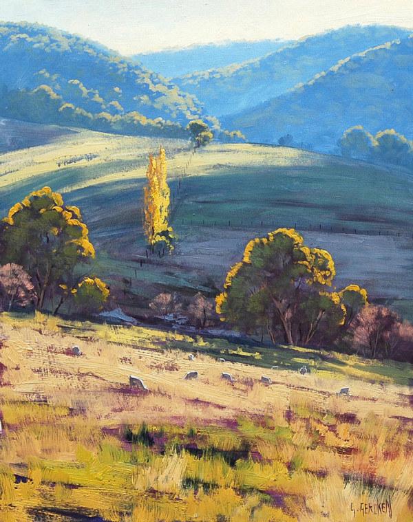 

Hills and Vast Plains – Paint By Numbers - 40*50CM, 501 Original