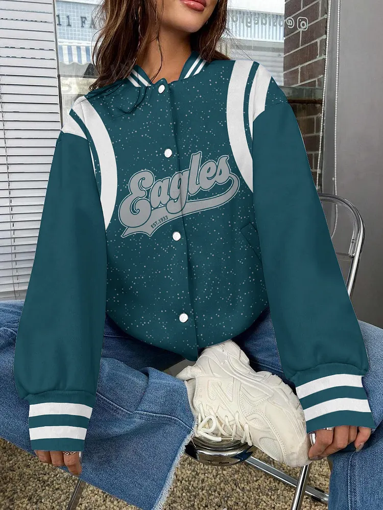 Philadelphia Eagles National Football League 2024 Make Your Mark Unisex Varsity Jacket