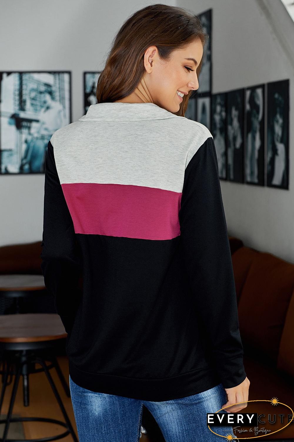 Rose On the Go Quarter Zip Pullover