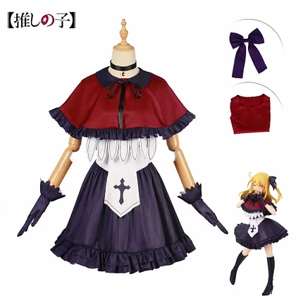 [Wetrose] In Stock Oshi no Ko Cosplay Costume Anime Stage Singing MEM Cho Hoshino Rubii Ruby Arima Kana Full Set Halloween