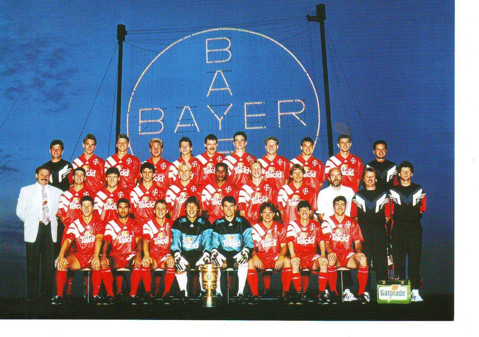 Bayer Leverkusen Team Photo Poster painting (10x15 cm)