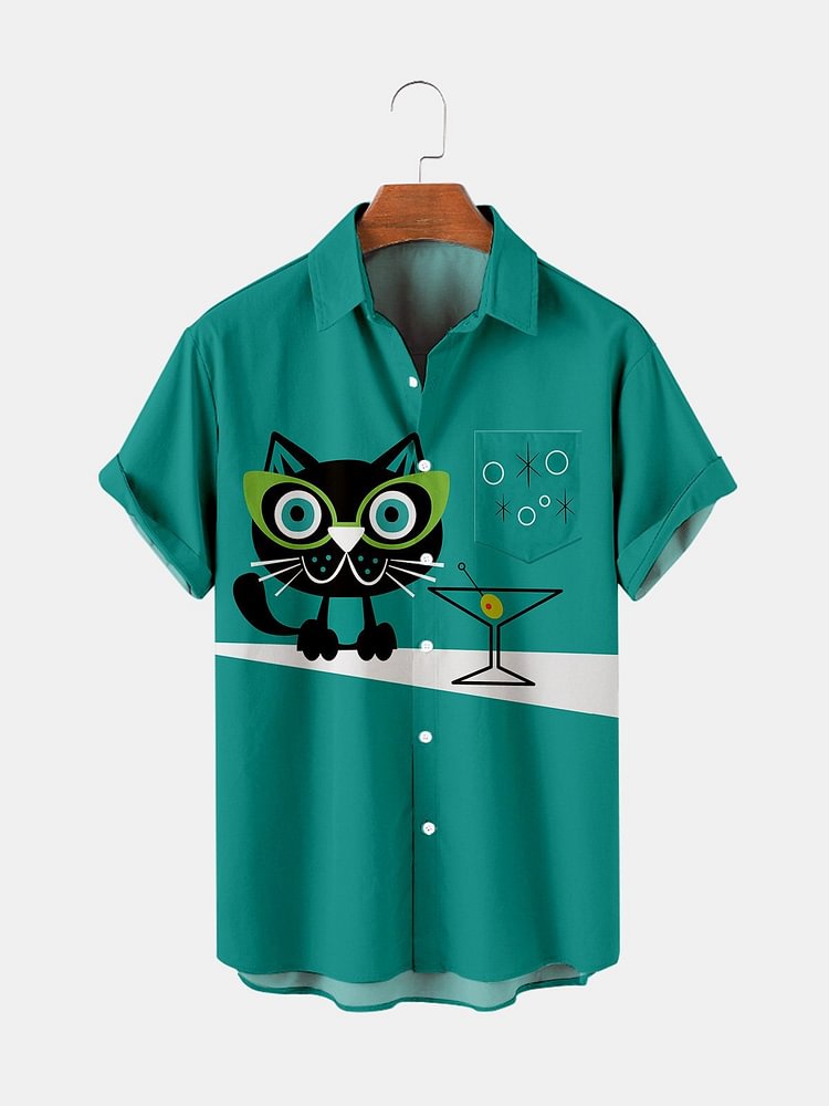 Casual Cat Shirts & Tops