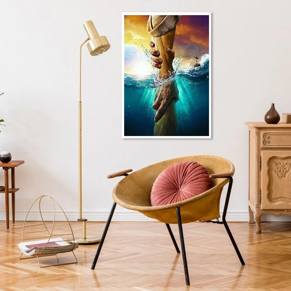 Diamond Painting - Full Round Drill - Helping Hand(30*40cm)