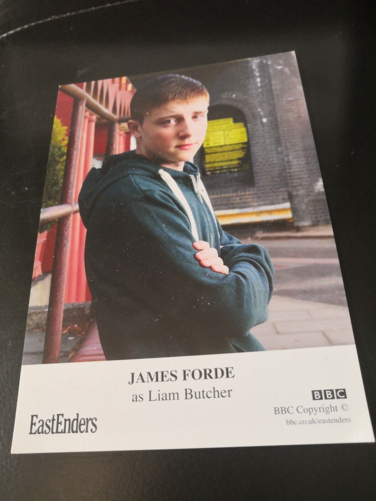 EASTENDERS UNSIGNED CAST CARD OF JAMES FORDE