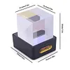 Crystal Cube Holographic Desktop Smart Weather Station Digital Clock for Home