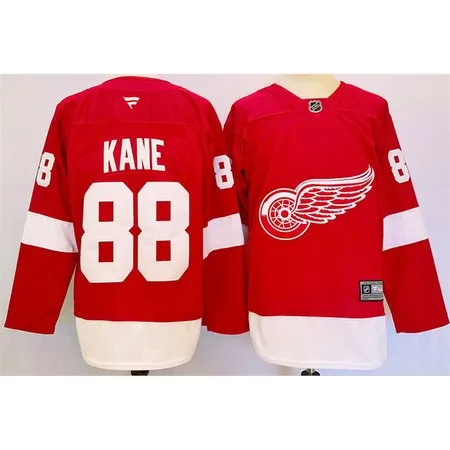 Youth Detroit Red Wings #88 Patrick Kane Red 2024-25 Stitched Jersey