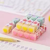 20PCS Fruit Sports Cherry Blossom Erasers for Kids Student Office Exam Stationery Gift