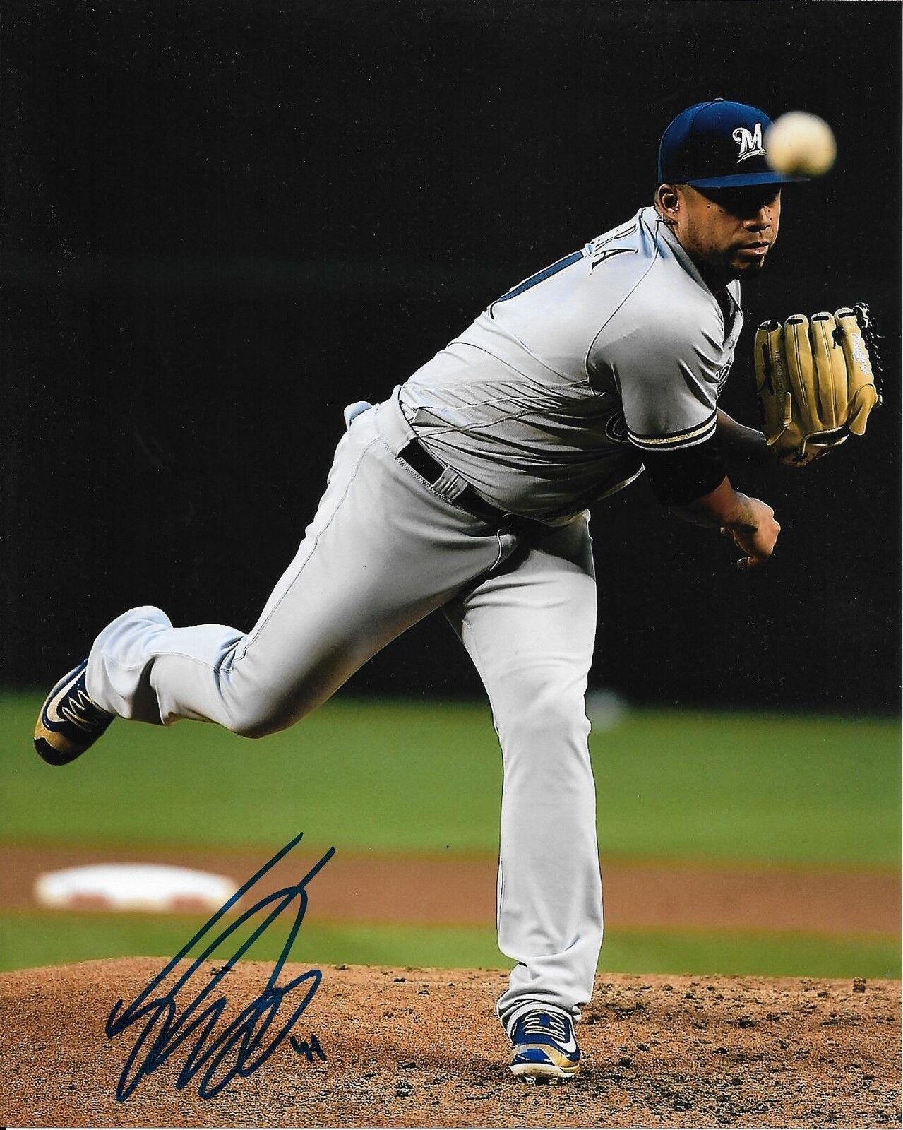 JUNIOR GUERRA signed autographed MILWAUKEE BREWERS 8X10 Photo Poster painting w/COA PROOF