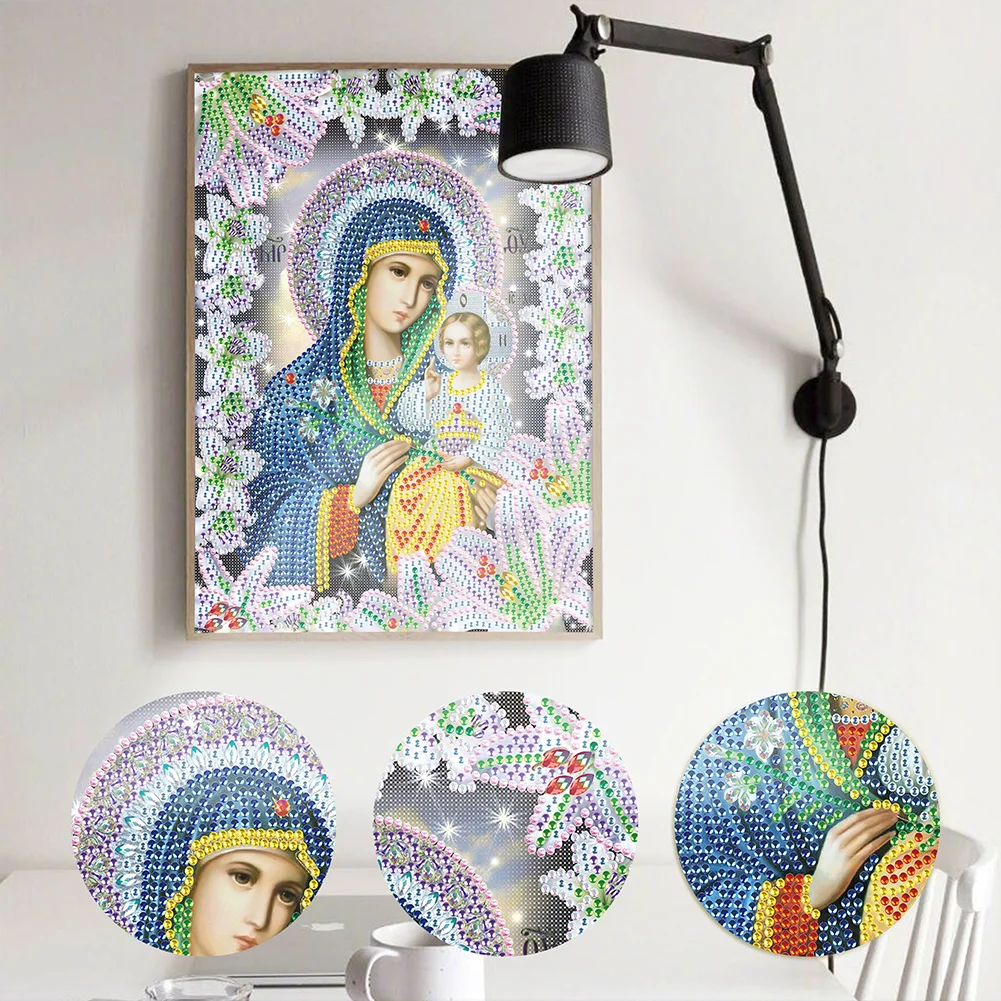 Diamond Painting - Partial Special Shaped Drill - Religious(25*30cm)