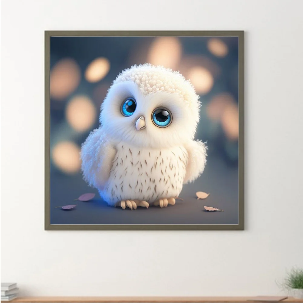 Diamond Painting - Full Round Drill - Owl(30*30cm)