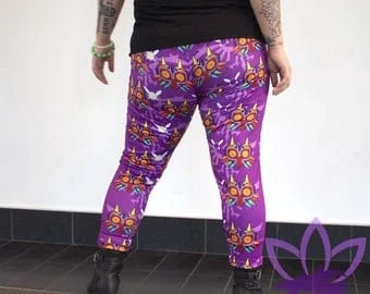 Pornhint Majora's Mask Leggings Legend of Zelda leggings