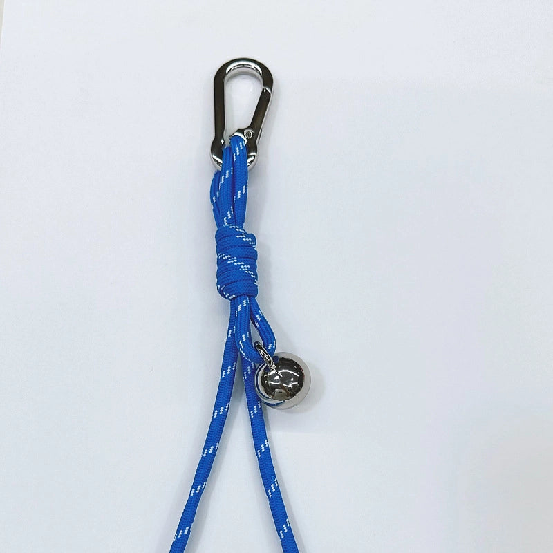 Colorful Woven Lanyard Miu Home Bag Hanging Creative Keychain Ball Pendant Pendant Couple Braided Pendant