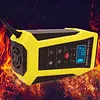 12V6A EU Battery Charger Smart Fast Charger with Intelligent Pulse Repair Battery Smart Fast Charge Tool Digital Display High Power Fast Chargers Universal for Cars and Motorcycles