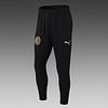 Joyfball 2024/2025 AC Milan Half-Pull Training Suit Black Jersey 1:1 Thai Quality Set