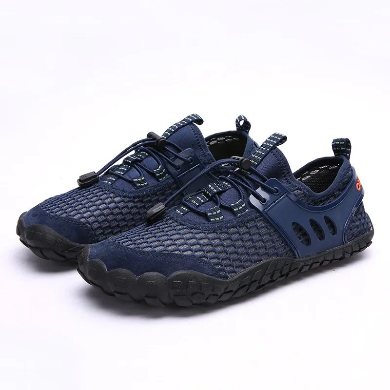 Outdoor Hiking Shoes For Men Non Slip Trekking Climbing Shoes  Upstream Aqua Shoes Breathable Beach Barefoot Sneakers Male