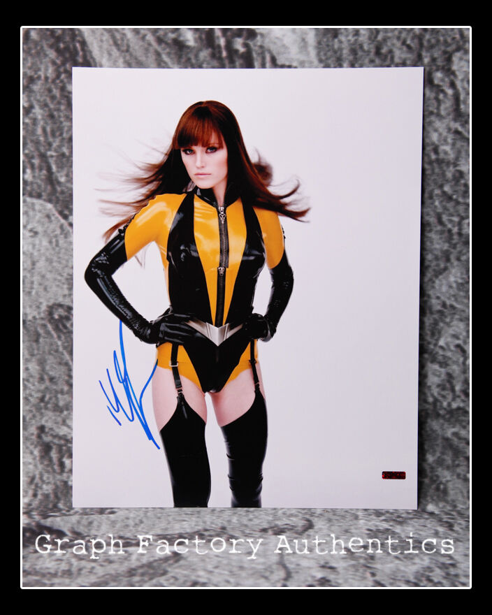 GFA Watchmen Movie Star * MALIN AKERMAN * Signed 11x14 Photo Poster painting M2 COA