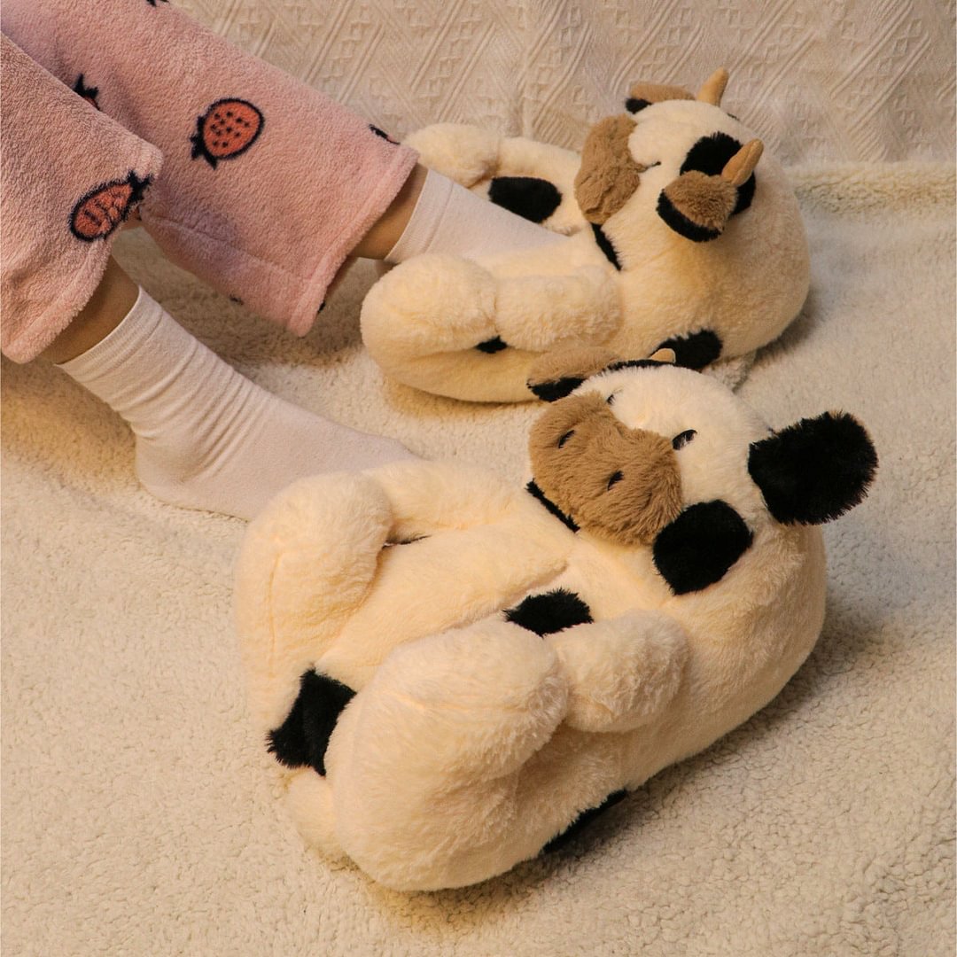 Cuteeeshop Winter Warm Plush Slippers