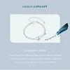 Double-Layer Butterfly Bracelet 925 Sterling Silver 