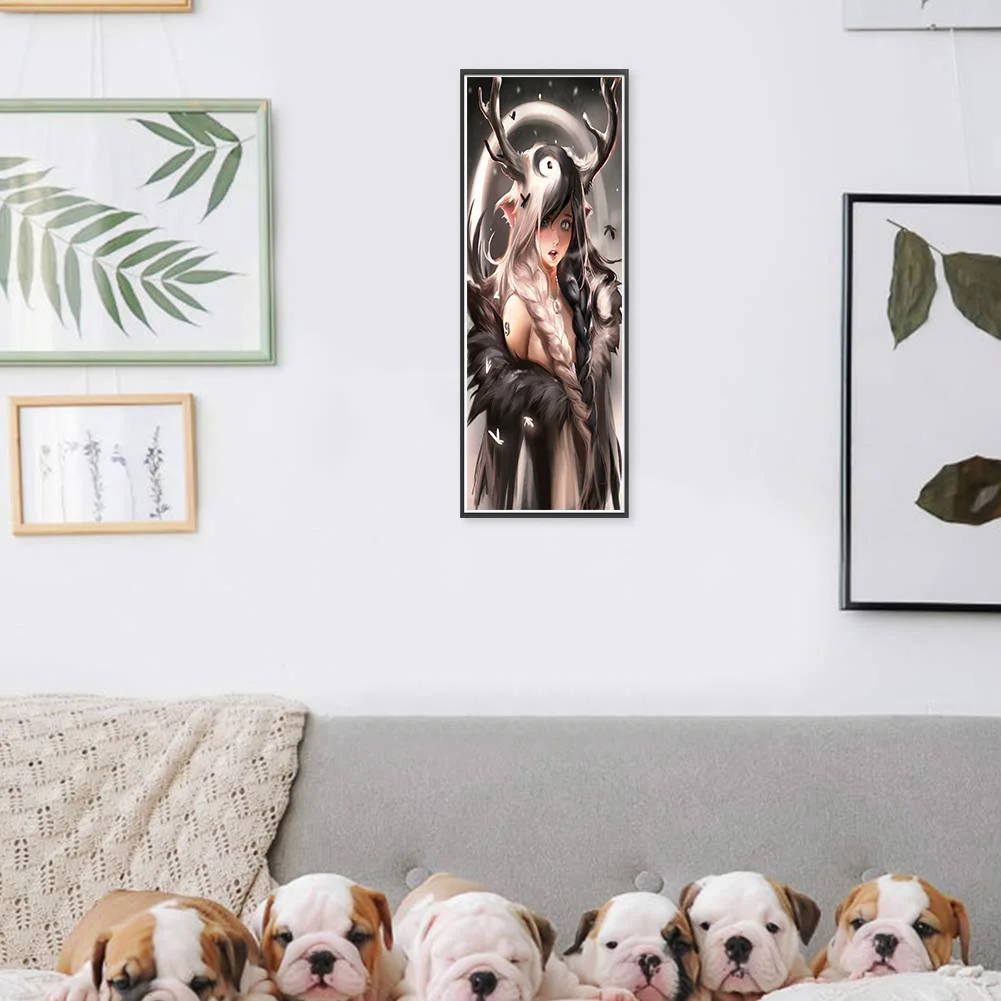 Full Round Diamond Painting 30*70cm - Tai Chi Beauty