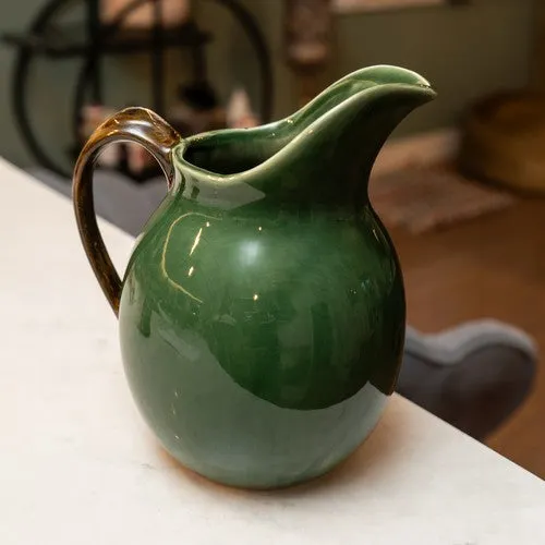 Olive Reactive Glaze - Jug