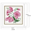 Partial Cross Stitch Kit April 14CT Counted DIY Needlework Decor (H426)(Brand)